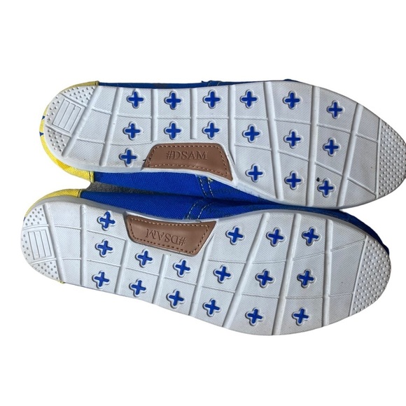 SoGiv Canvas Espadrilles Down Syndrome Slip On Shoes‎ Size 8.5 Blue/ Yellow - Picture 8 of 8